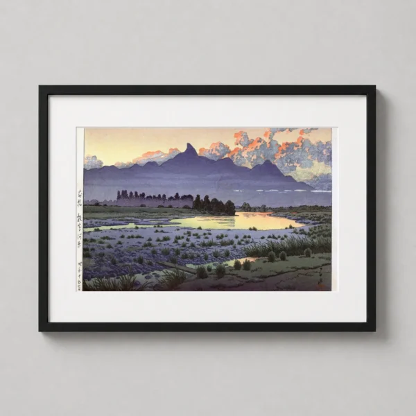 Maebashi Shikishimagawara 1942 Kawase Hasui Japanese Art Print