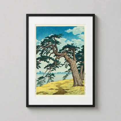 Hasui Kiri Art Print - Japanese woodblock print from MerchFuse