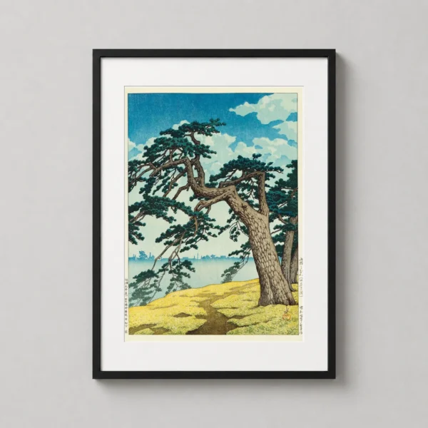 Morning at Kiri-Kiri Japanese Woodblock Kawase Hasui Art Print