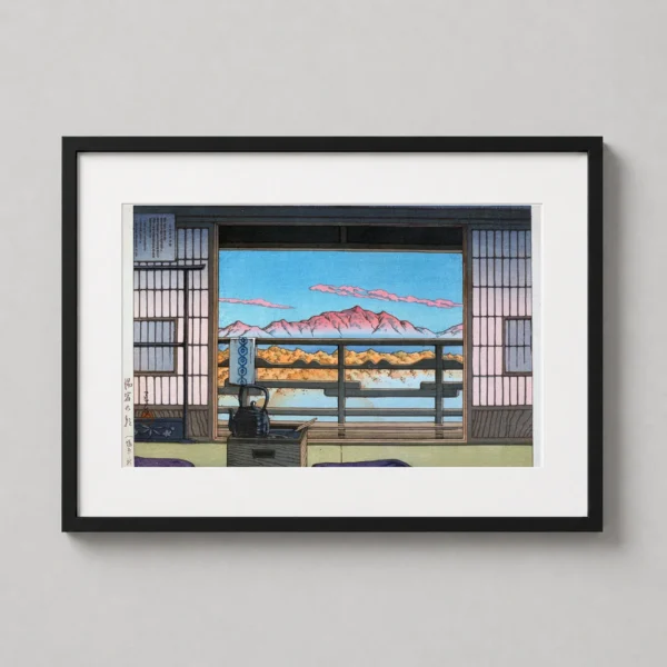 Arayu Spa in Shiobara by Tsuchiya Koitsu Japanese Woodblock Art Print