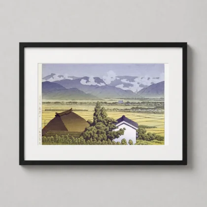 Nagano Woodblock Art Print - Japanese woodblock print from MerchFuse