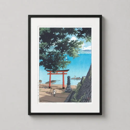 Lake Chuzenji, Nikko, Hasui Kawase Japanese Woodblock Art Print