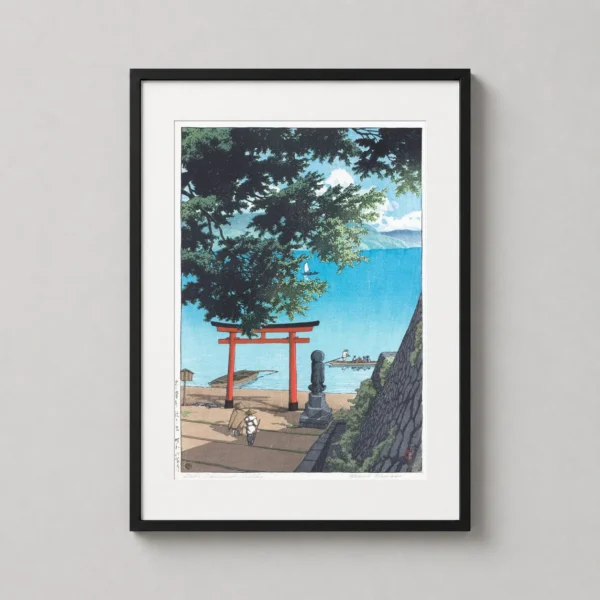 Lake Chuzenji, Nikko, Hasui Kawase Japanese Woodblock Art Print
