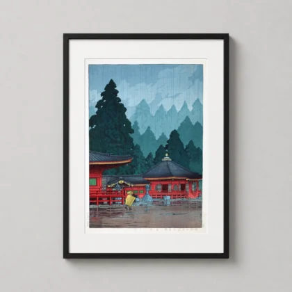 Exclusive Kawase Hasui Nikko Art - Japanese woodblock print from MerchFuse
