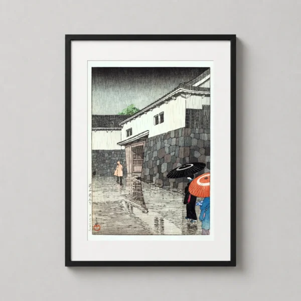 Kawase Hasui Okayama Under Uchiyama Japanese Woodblock Art Print