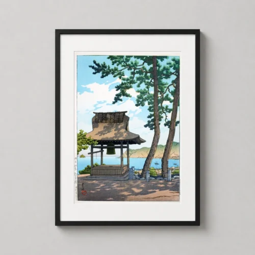 Shogetsu Shrine at Ito City, Izu Peninsula, Kawase Hasui Print