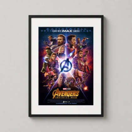 Avengers Infinity War movie poster version 33 superhero wall art by MerchFuse