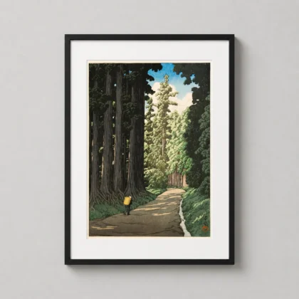 Nikko Woodblock Art Print - Japanese woodblock print from MerchFuse
