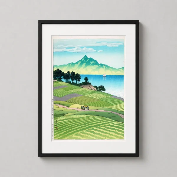 Mount Unzen from Amakusa by Kawase Hasui Japanese Art Print