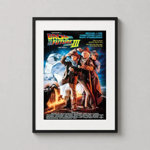Back to the Future Part III 1990 Movie Poster