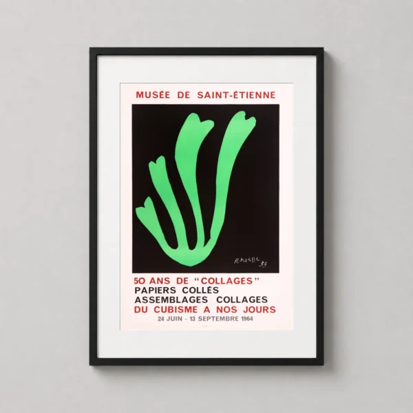 Henri Matisse Algue Verte Musée de Saint-Etienne Exhibition Art Print