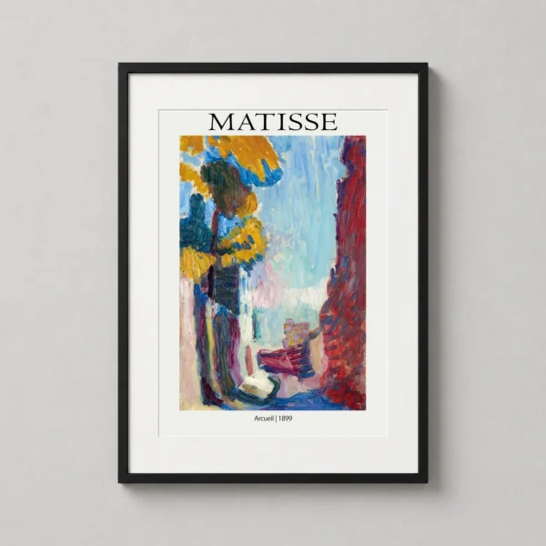 Henri Matisse Arcueil 1899 Landscape Painting Art Print