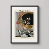Matisse Black Mirror Anemones 1919 Fine Art Poster