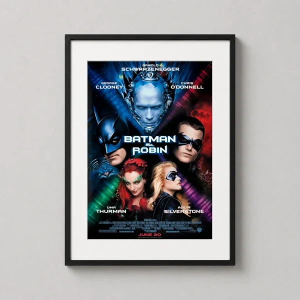 Batman and Robin 1997 Film DC Superhero Movie Poster