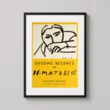 Matisse Galerie Maeght Dessins Récents Exhibition Art Print