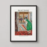 Henri Matisse Girl in Moorish Style Green Dress Exhibition Wall Art Print