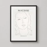 Matisse Head of a Woman 1947 Exhibition Art Print