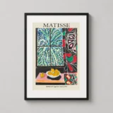Henri Matisse Interior with Egyptian Curtain Fine Art Print