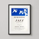 Henri Matisse Jazz Exhibition Blue Birds Poster Art Print