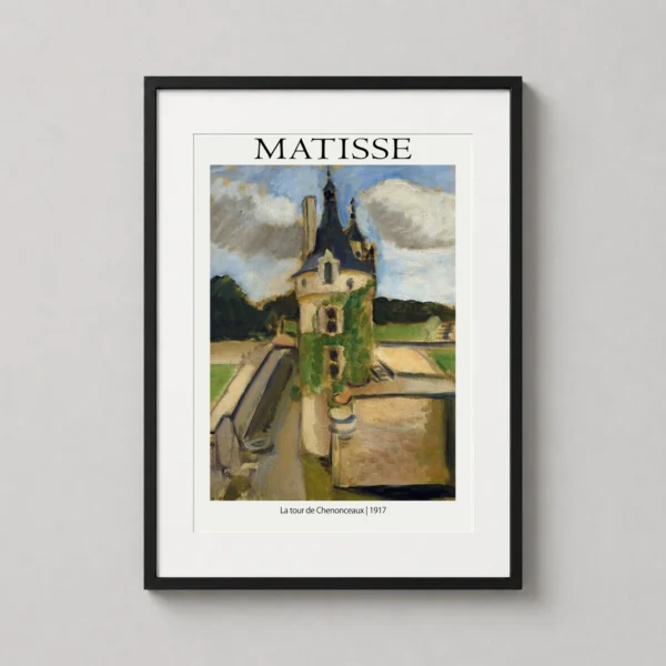Matisse La Tour de Chenonceaux, Impressionist Landscape Art Print