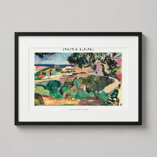 Matisse Landscape of Collioure 1907 Exhibition Art Print