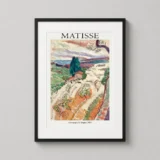 Matisse St. Tropez 1904 French Riviera Landscape Art Print