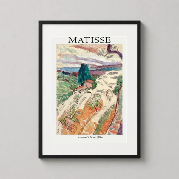 Matisse St. Tropez 1904 French Riviera Landscape Art Print