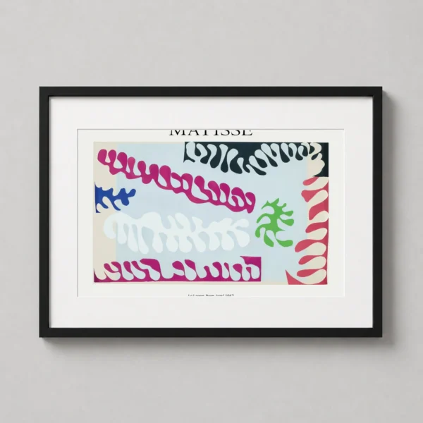Matisse Le Lagon from Jazz 1947 Abstract Modern Wall Art Print