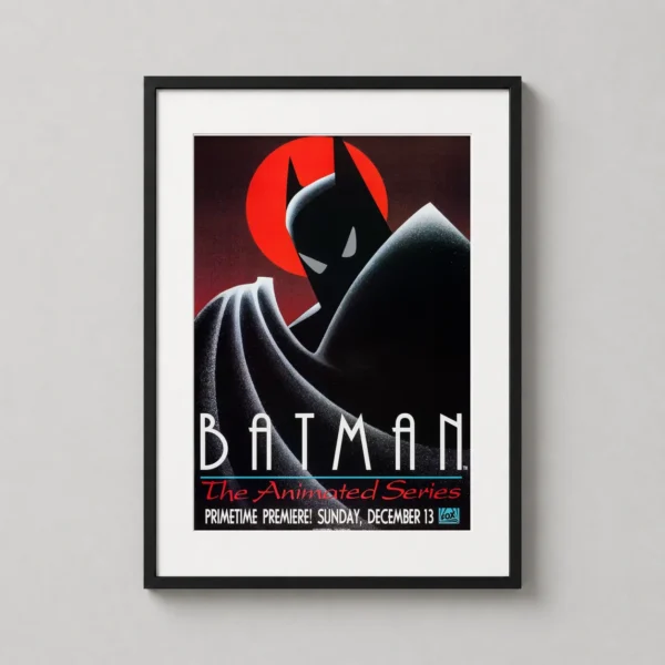 Batman The Animated Series Noir Gotham Dark Knight Print Movie Poster