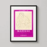 Matisse Galerie 65 Cannes 1955 Exhibition Poster Art Print