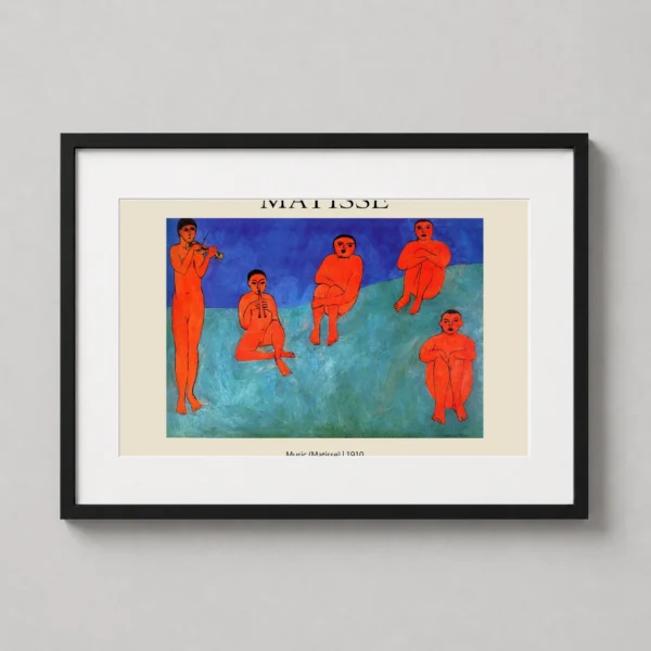 Music by Henri Matisse 1910 Fauvist Masterpiece Art Print