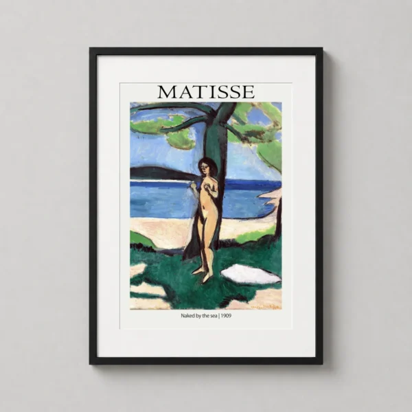 Henri Matisse Naked by the Sea 1909 Fauvist Landscape Art Print