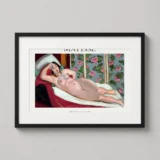 Matisse Naked in the Lounge Chair 1923 Reclining Nude Art Print