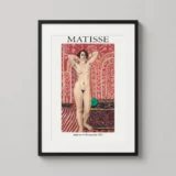 Matisse Nude on Red Background 1922 Exhibition Art Print