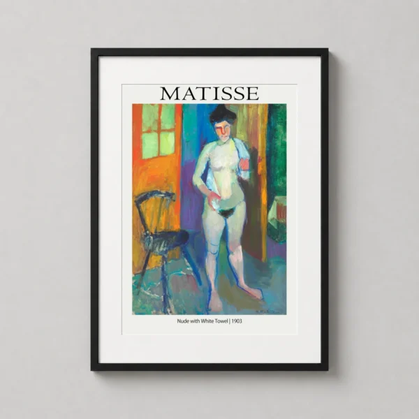 Henri Matisse Nude with White Towel 1903 Exhibition Art Print