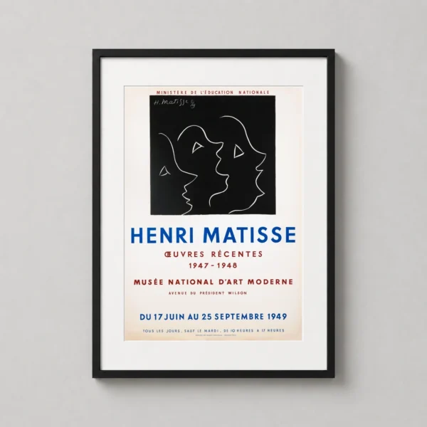 Matisse Musée National d'Art Moderne 1949 Exhibition Art Print