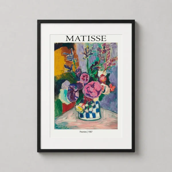 Henri Matisse Peonies 1907 Fauvism Floral Still Life Art Print