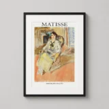 Matisse Seated Girl in Yellow Dress 1922 Exhibition Art Print