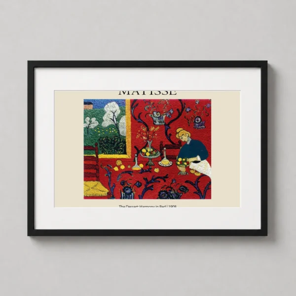 Henri Matisse Harmony in Red, The Dessert 1908 Modern Art Print