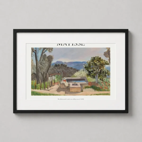Matisse The Fishpond Landscape of Provence 1923 Art Print