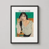 Henri Matisse The Italian Lorette 1917 Portrait Art Print