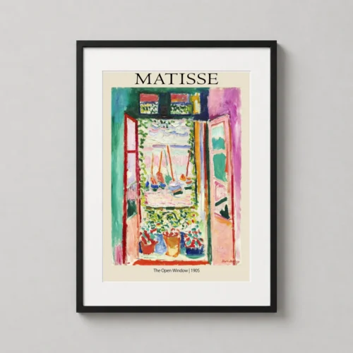 Matisse The Open Window, Collioure 1905 Exhibition Art Print