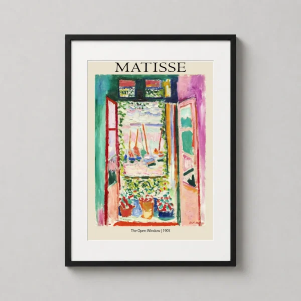 Matisse The Open Window, Collioure 1905 Exhibition Art Print