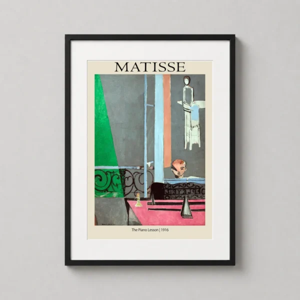 Matisse The Piano Lesson 1916 Modernist Exhibition Art Print