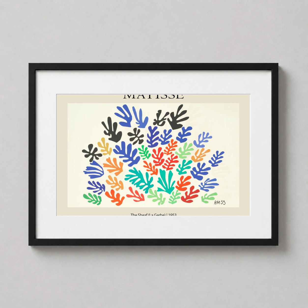 Henri Matisse Sheaf (la — vibrant display of multicolored coral-like shapes radiates across a
