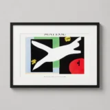 Matisse Swimmer in the Aquarium Abstract Modernist Art Print