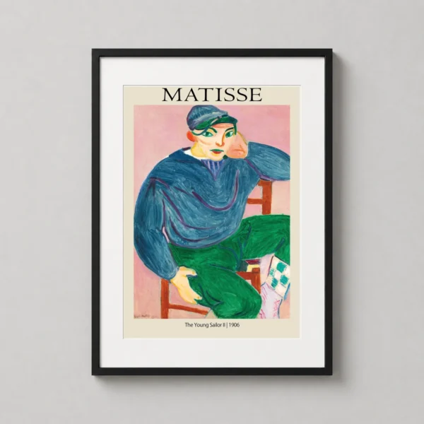 Henri Matisse The Young Sailor II 1906 Fauvist Portrait Art Print