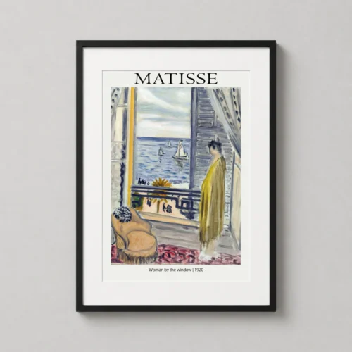 Henri Matisse Woman by the Window 1920 Impressionist Art Print