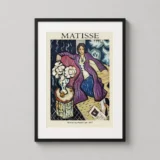 Henri Matisse Woman in a Purple Coat 1937 Modern Portrait Art Print
