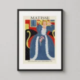 Henri Matisse Woman in Blue Exhibition Poster Art Print